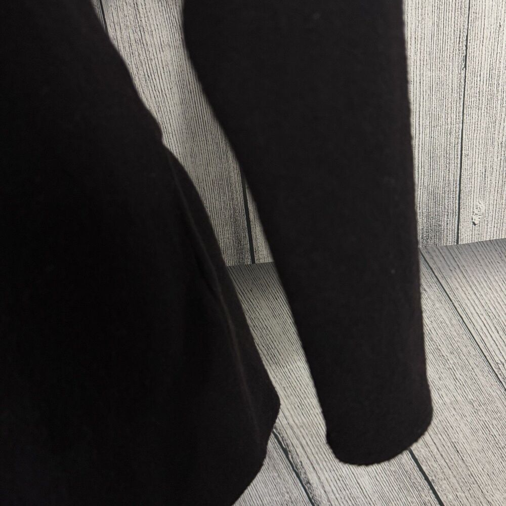 NWT J. Crew Women's XS Black Reversible Tunic Long Sleeve Sweater Timeless Chic - Picture 5 of 12